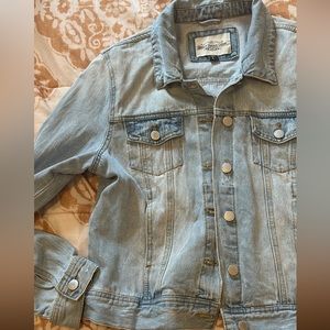 Light wash denim jacket
